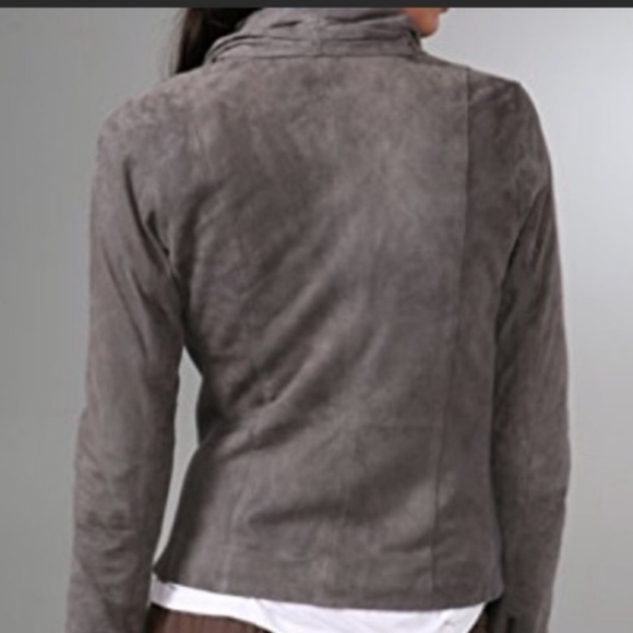 Vince Suede Leather Jacket - Picture 2 of 7